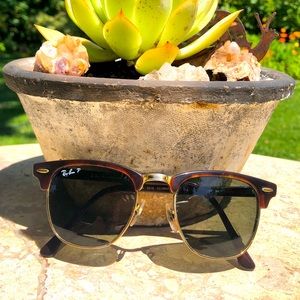 Ray-Ban Clubmaster sunglasses (w/ RX lenses)
